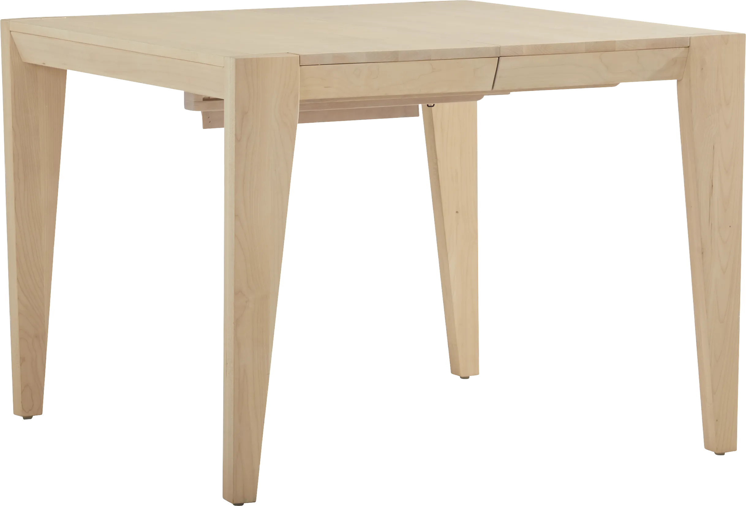 Julian Natural 5 Pc Square Dining Room with Cloud Upholstered Chairs - Thumbnail - Image 2