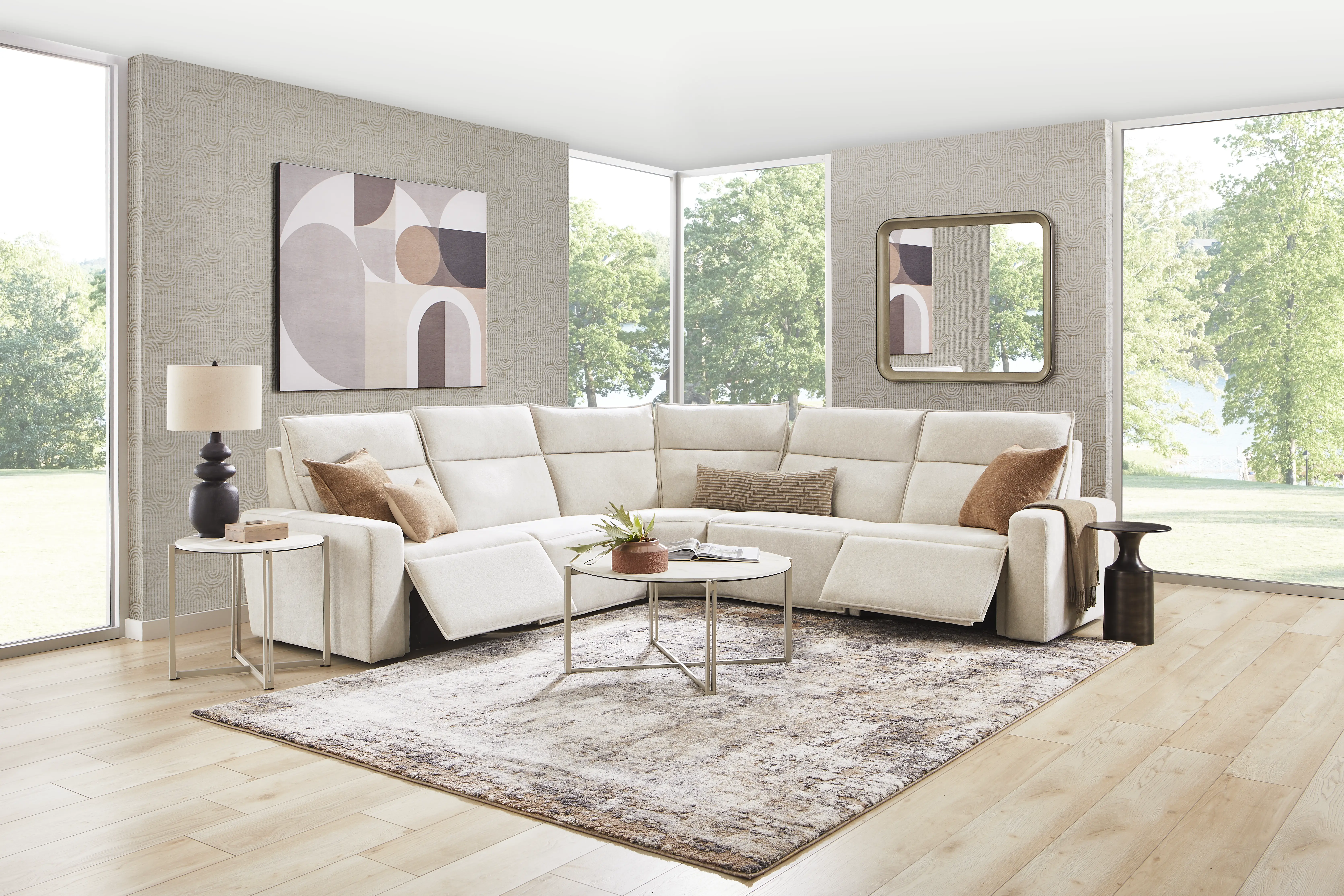 Silver 5 Pc Dual Power Reclining ModularTwo - Thumbnail - Image 2