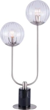 Rivard Point Silver Lamp