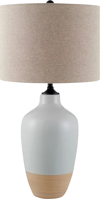 Chester Farm Gray Lamp - Thumbnail - Image 1