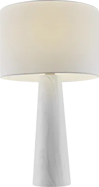 Drifton Road Tall White Lamp