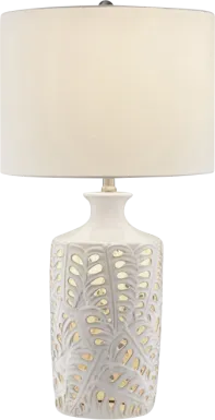 Swain Island Cream Lamp