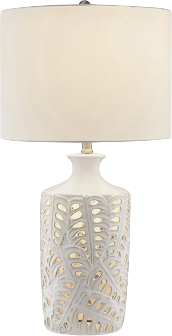 Swain Island Cream Lamp