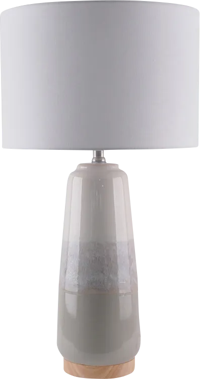Novara Peak Gray Lamp - Image 1