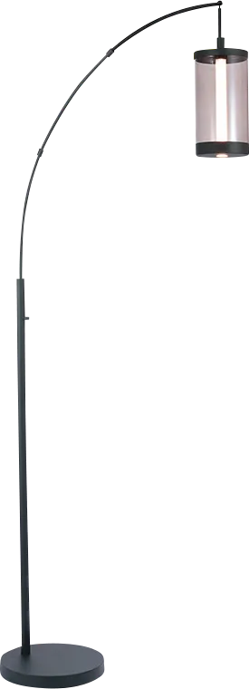 Petoskey Cove Black Arc Floor Lamp - Image 1