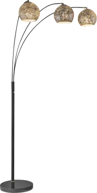 Julian Sea Gray 3-Light Floor Lamp