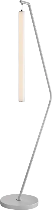Wight Island Silver Floor Lamp