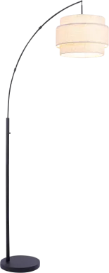 Izan View Black Arc Floor Lamp