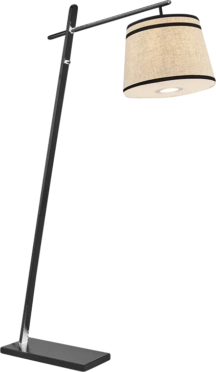 Fenwick Reef Black Arc Floor Lamp - Thumbnail - Image 1