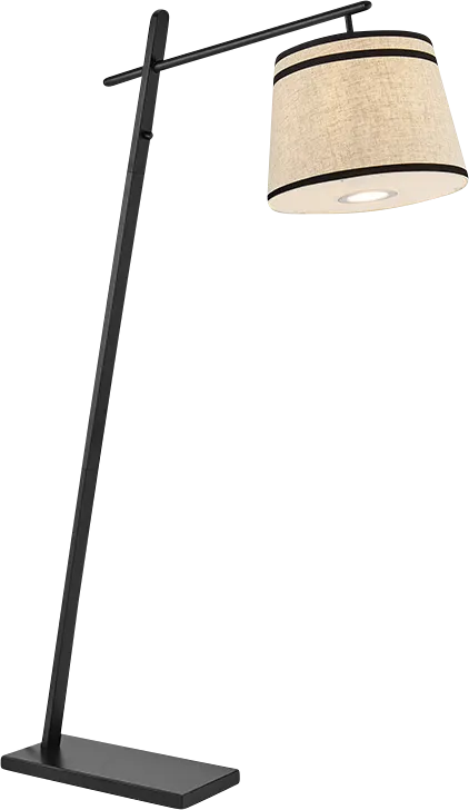 Fenwick Reef Black Arc Floor Lamp