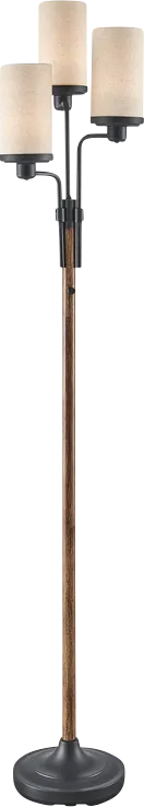 Birwood Summit Black Floor Lamp - Image 1