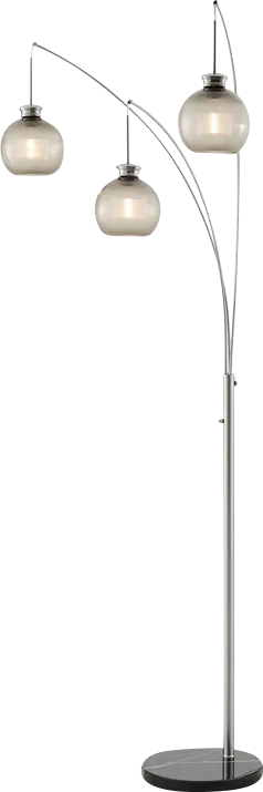 Chene View Silver Floor Lamp - Thumbnail - Image 1