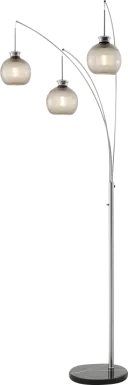 Chene View Silver Floor Lamp