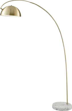 Arcadia Bend Gold Floor Lamp