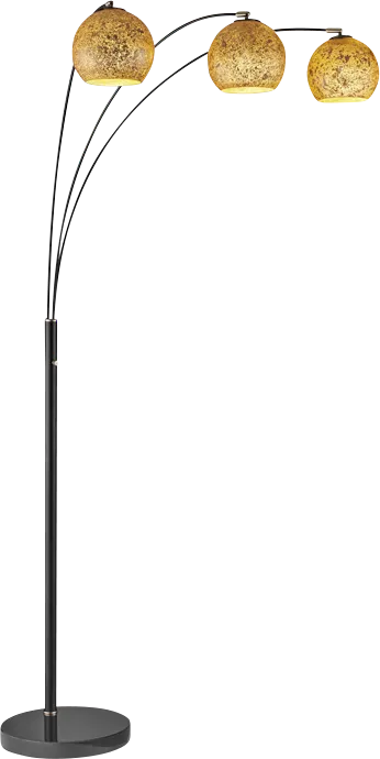 Julian Sea Gold 3-Light Floor Lamp - Image 1