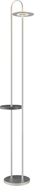 Wyman Lake Silver Floor Lamp - Thumbnail - Image 1