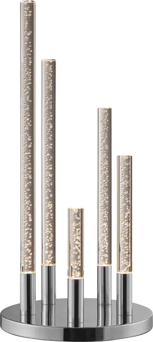 Colfax Peak Silver 5-Light Lamp