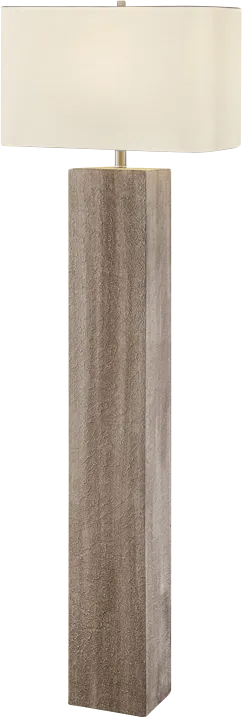 Iliana Edge Brown Floor Lamp - Image 1