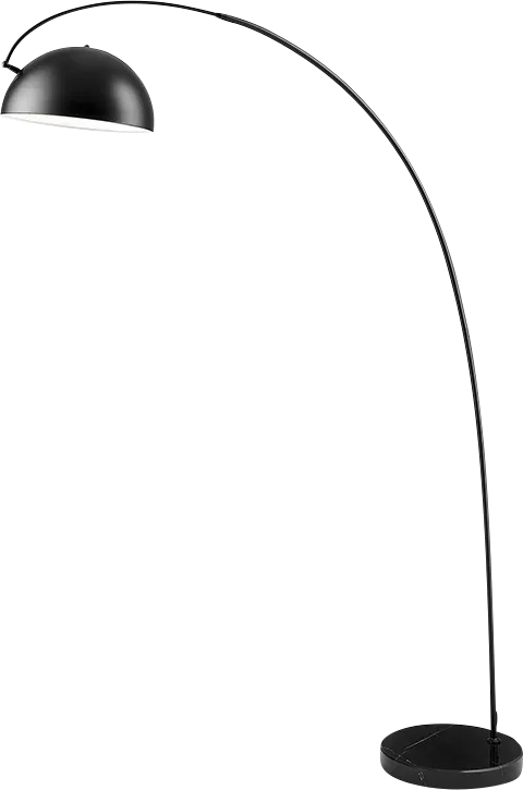 Arcadia Bend Black Floor Lamp - Thumbnail - Image 1