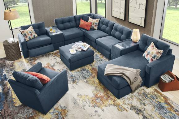 Indigo 8 Pc Power Reclining ModularOne