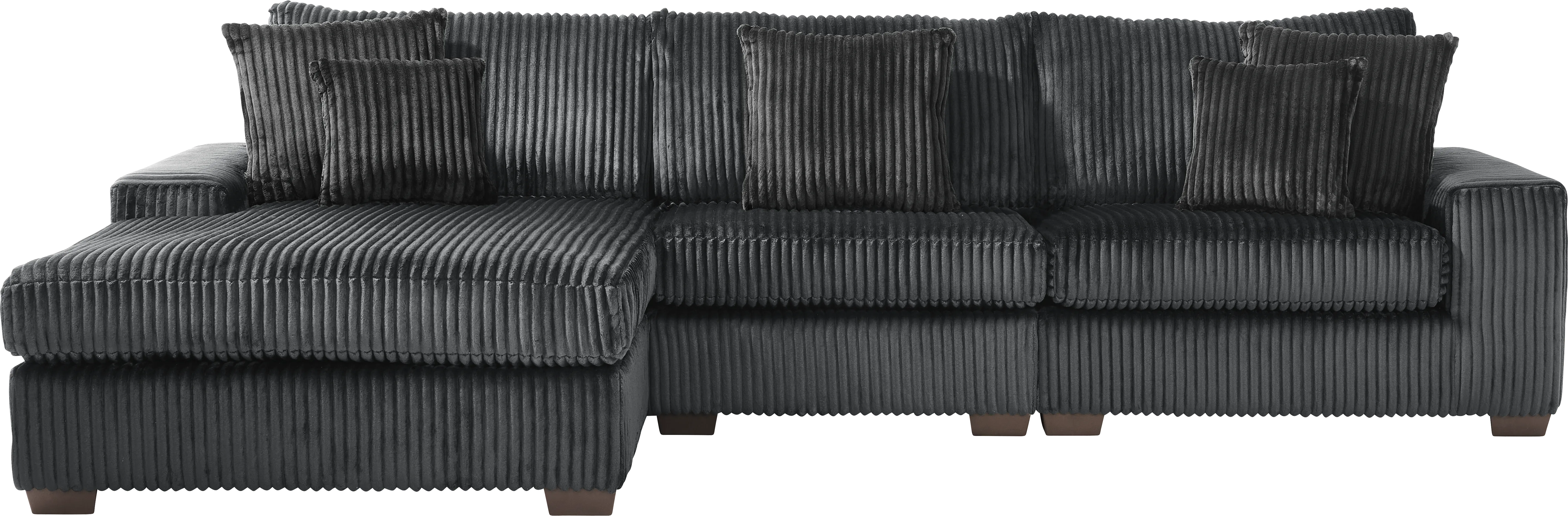 Lexford Park Black 3 Pc Sectional - Thumbnail - Image 1