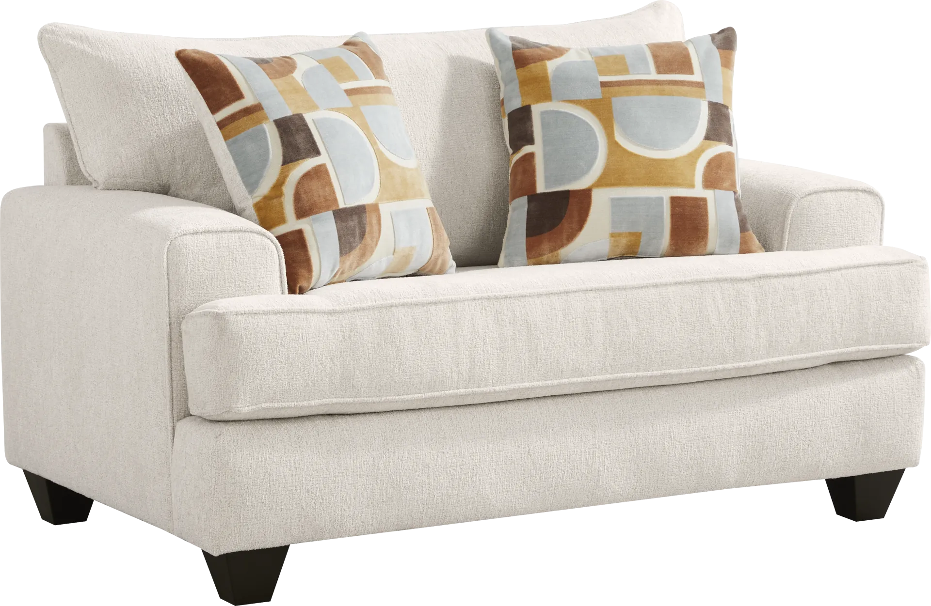 Twin Falls Ivory Gel Foam Sleeper Chair - Image 1
