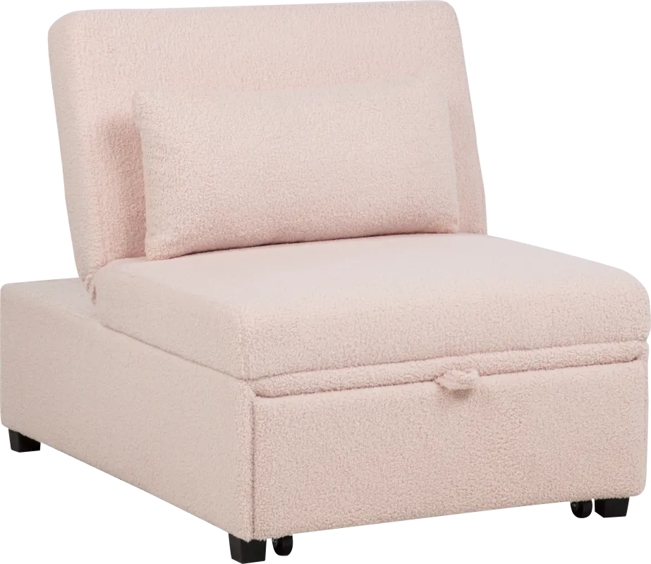 Kids Nimble XL 2.0 Blush Sleeper Chair