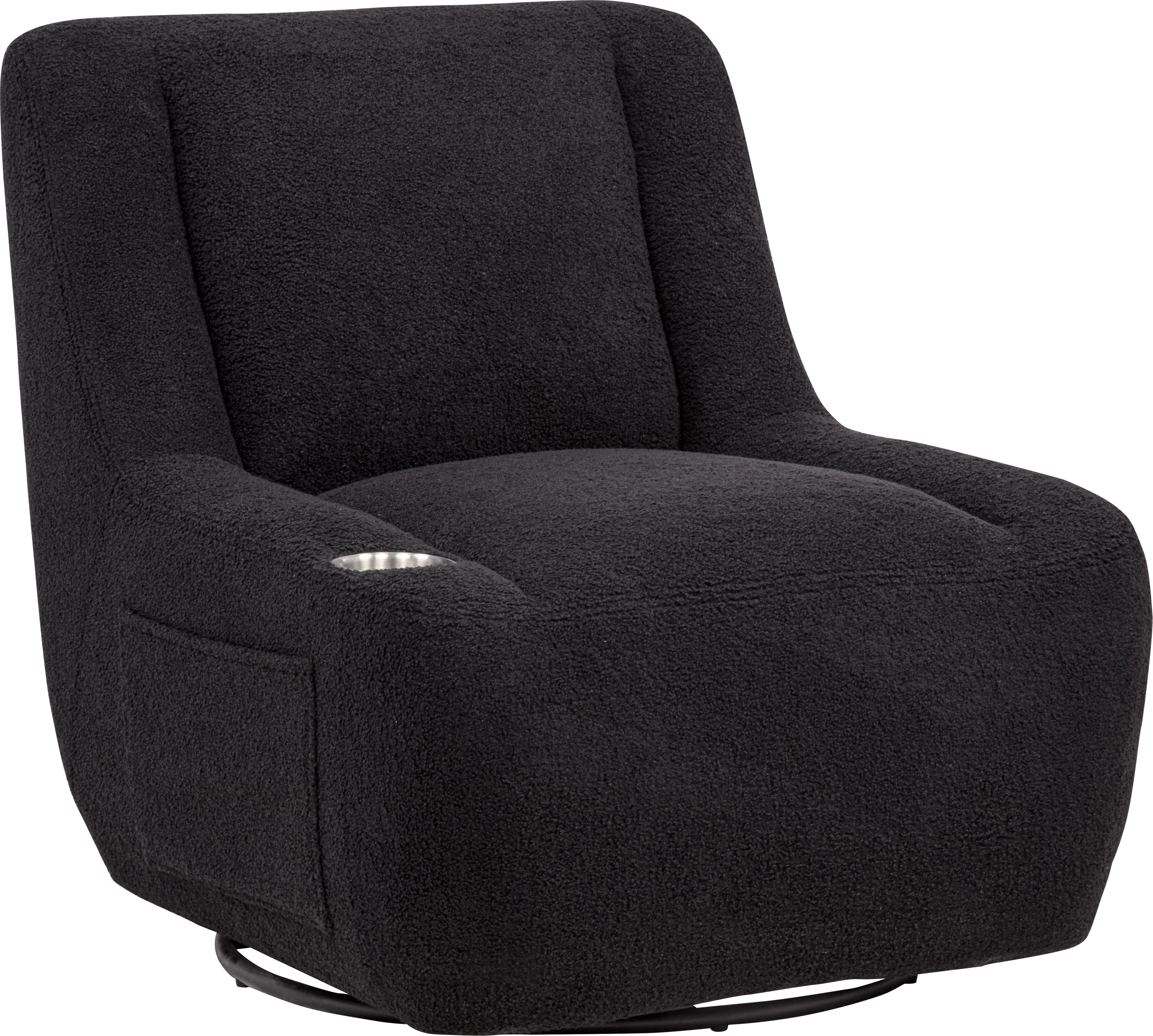 Kids Axel Black Swivel Chair - Thumbnail - Image 1
