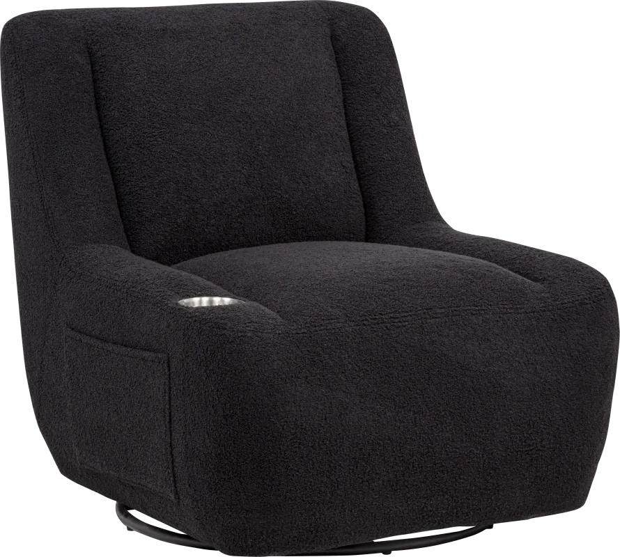 Kids Axel Black Swivel Chair