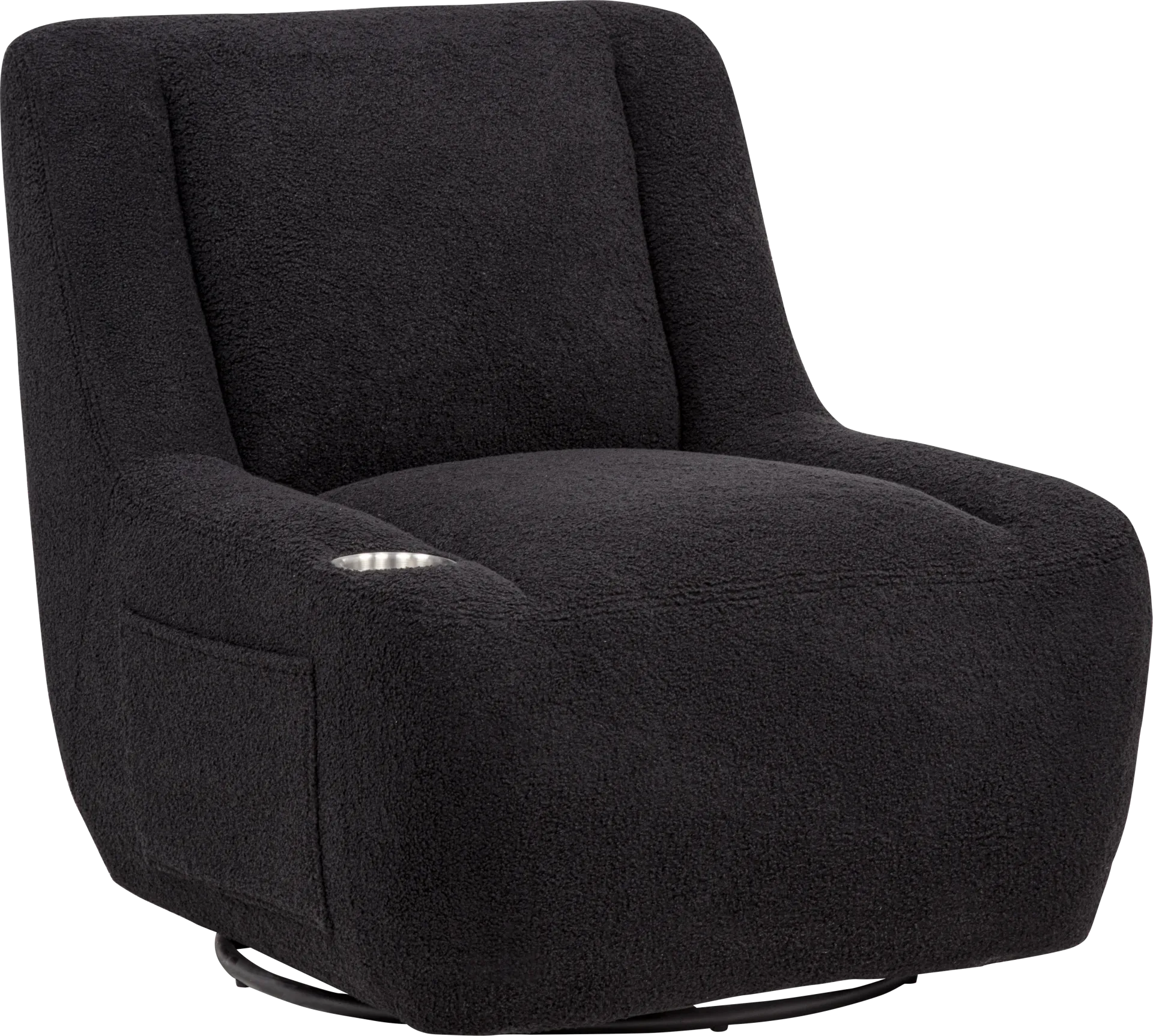 Kids Axel Black Swivel Chair - Image 1