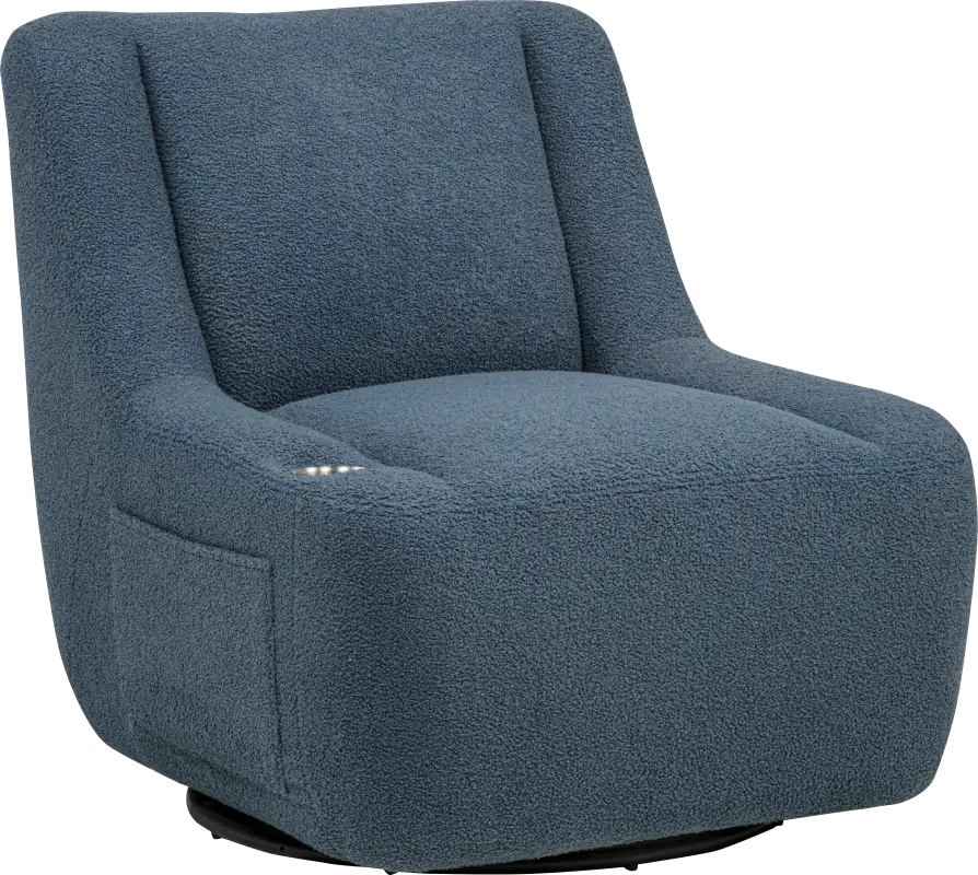 Kids Axel Blue Swivel Chair