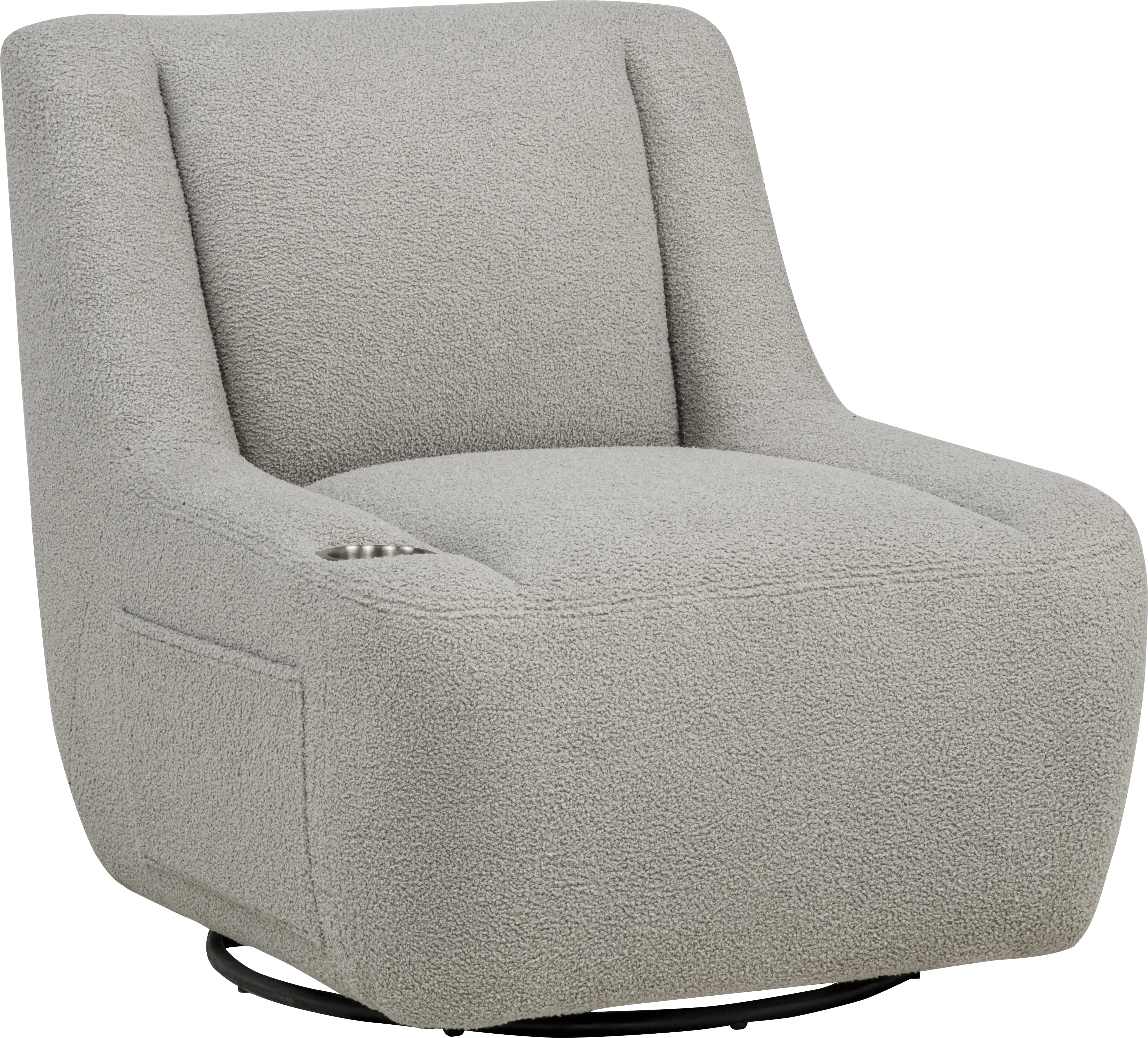 Kids Axel Gray Swivel Chair - Thumbnail - Image 1