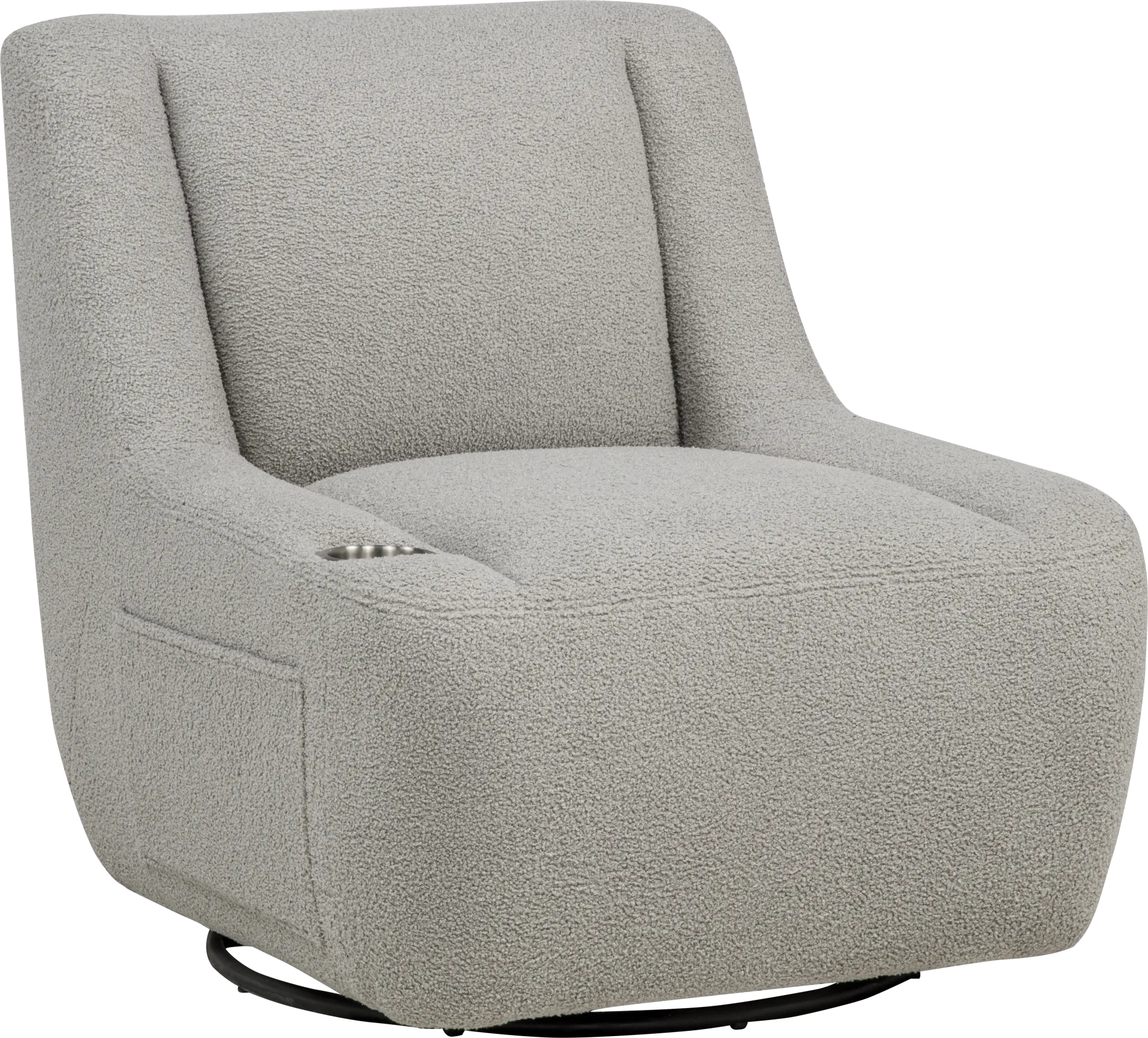 Kids Axel Gray Swivel Chair - Image 1