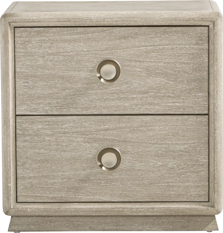 Santa Clarita Light Gray Nightstand