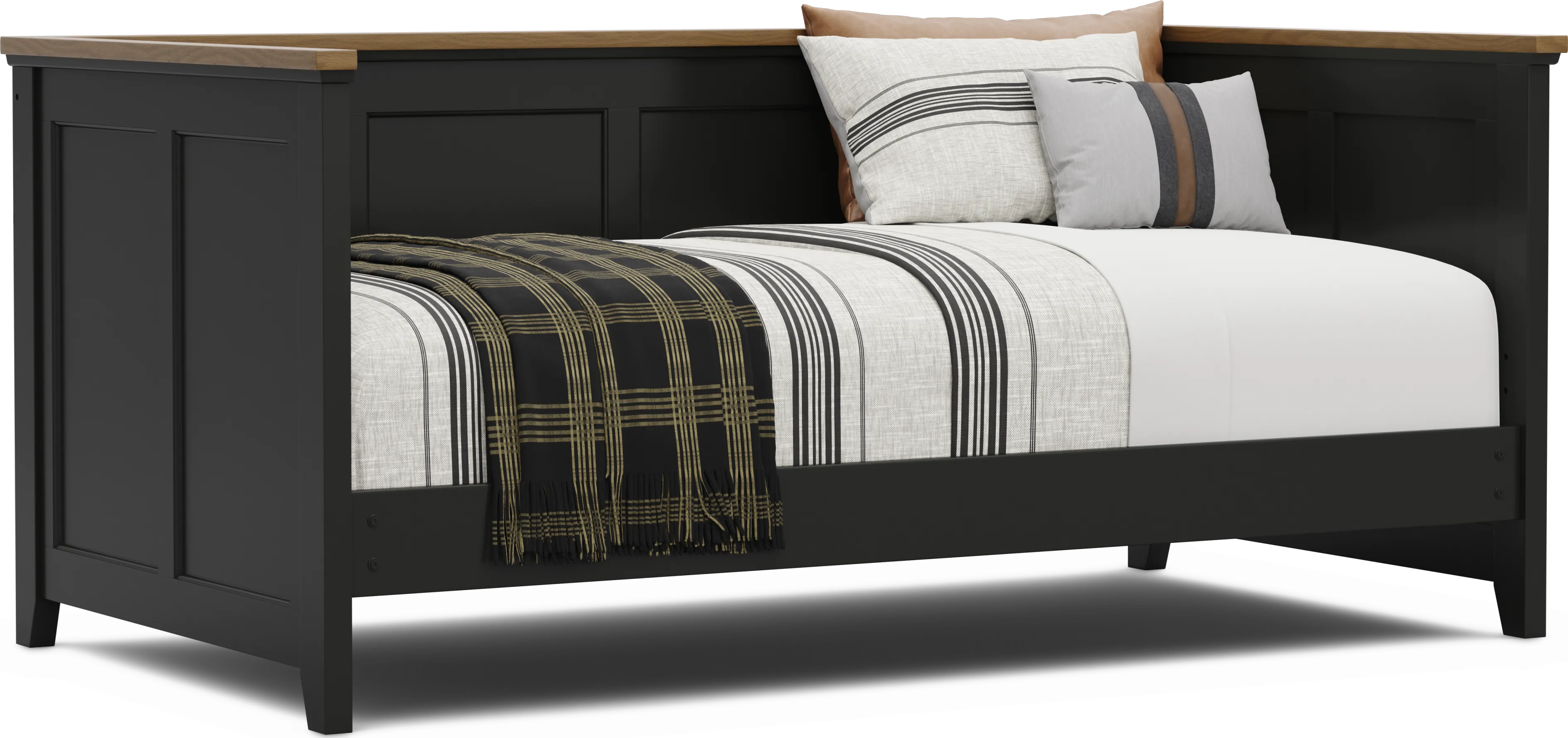 Kids Sugar Hollow Black Twin Daybed - Thumbnail - Image 1