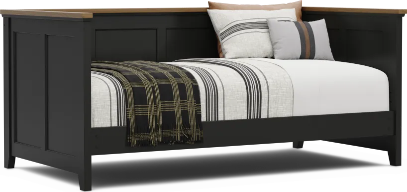 Kids Sugar Hollow Black Twin Daybed