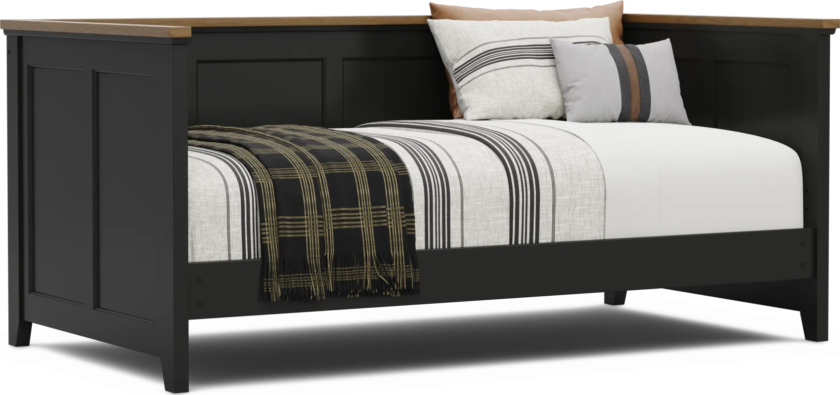 Kids Sugar Hollow Black Twin Daybed