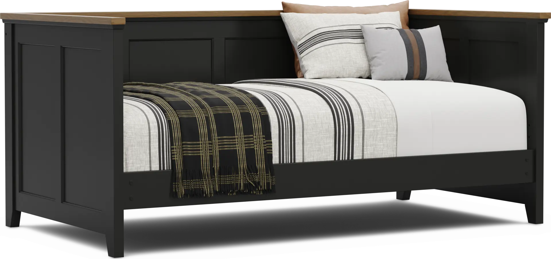 Kids Sugar Hollow Black Twin Daybed