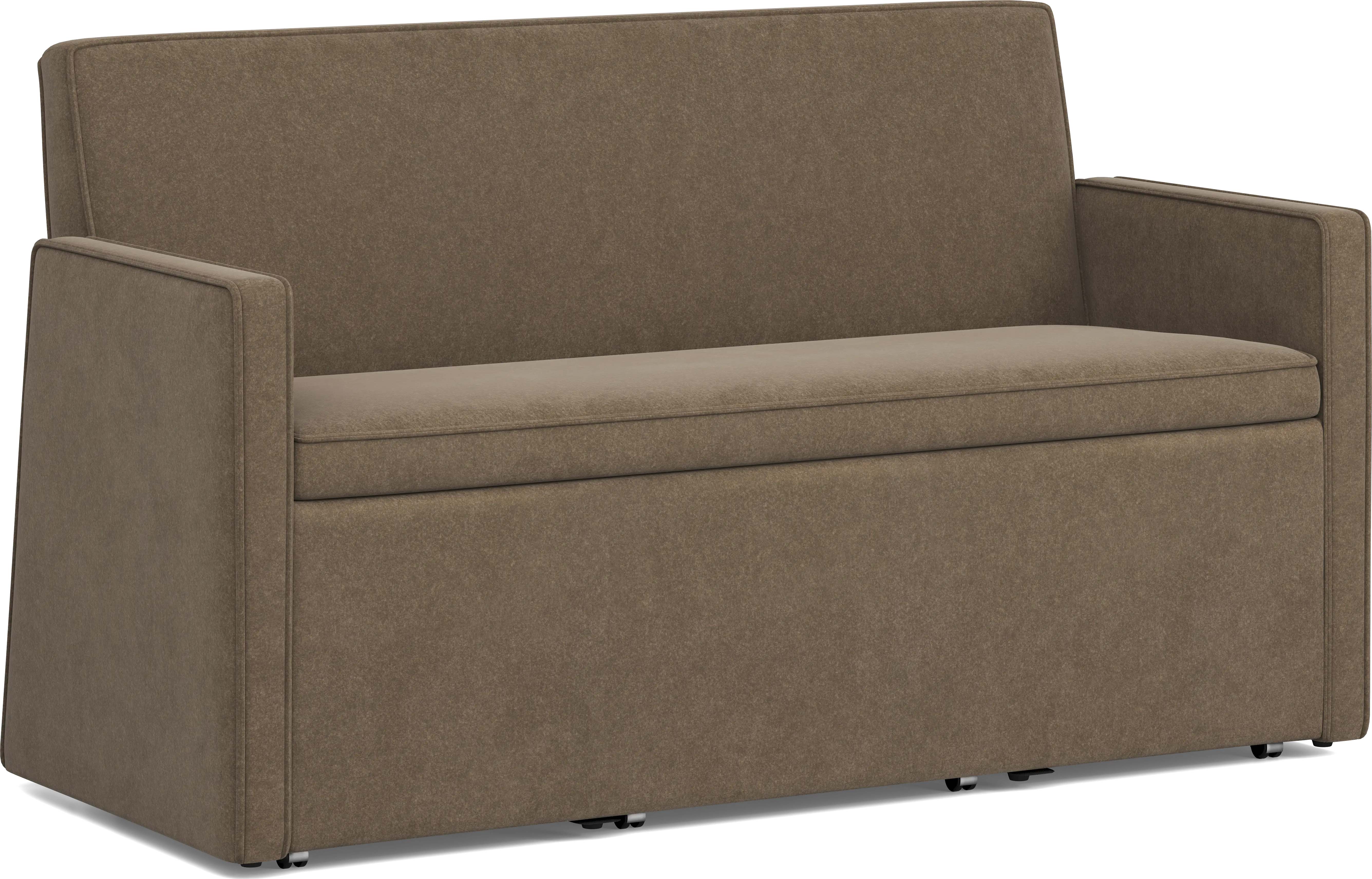 Norridge Brown Dining Bench - Thumbnail - Image 1