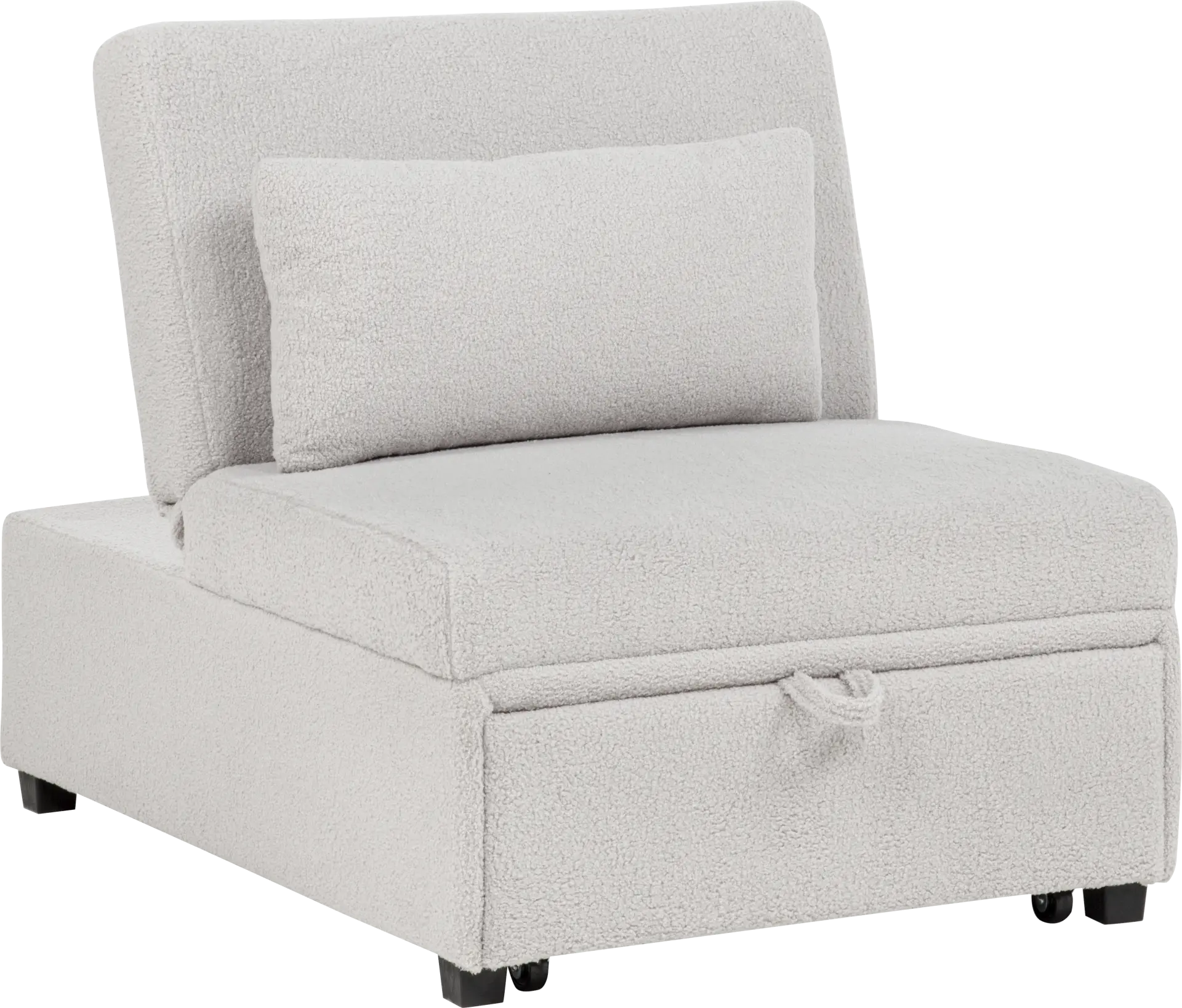 Kids Nimble 2.0 Light Gray Sleeper Chair