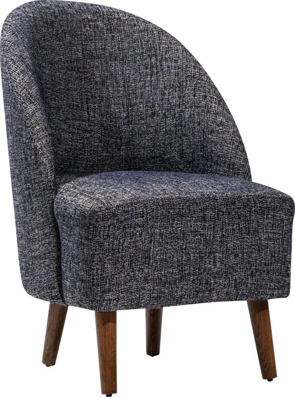 Salena Dark Blue Accent Chair