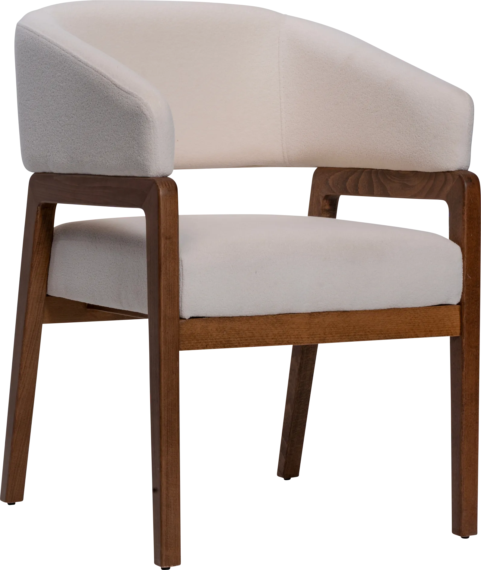 Trisha White Arm Chair - Thumbnail - Image 1