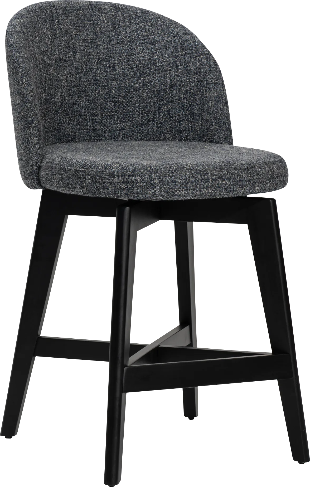 Nilesh Blue Counter Height Stool, Set of 2 - Image 1