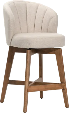 Saroj Cream Counter Stool