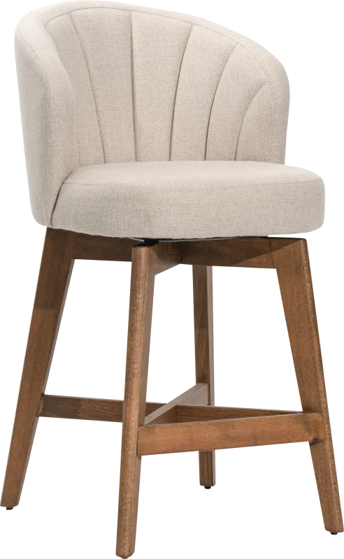 Saroj Cream Counter Stool