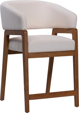Trisha White Counter Height Stool