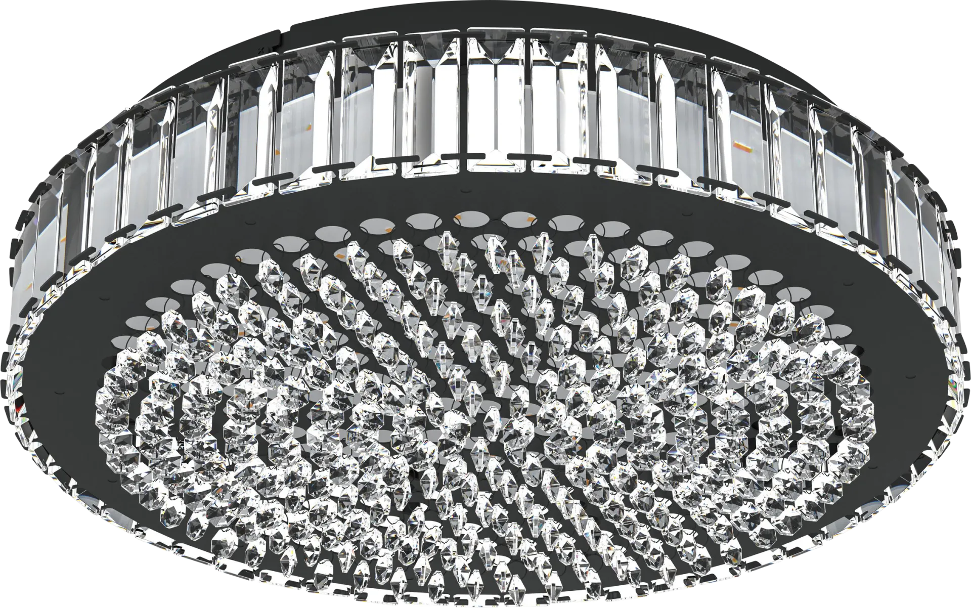 Chalfonte Sea Black Flush Mount - Image 1