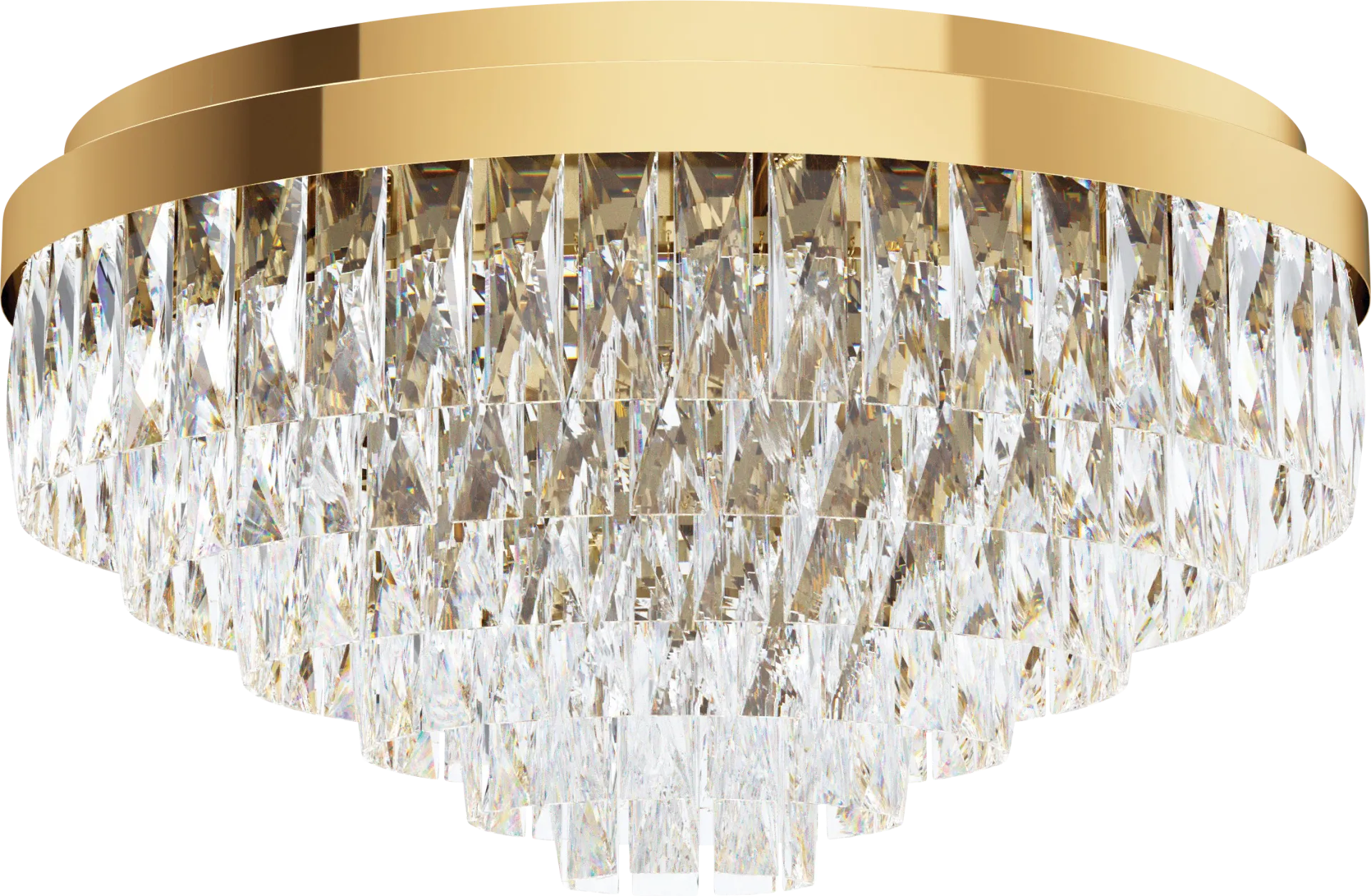 Virgil Sea Gold Flush Mount - Image 1