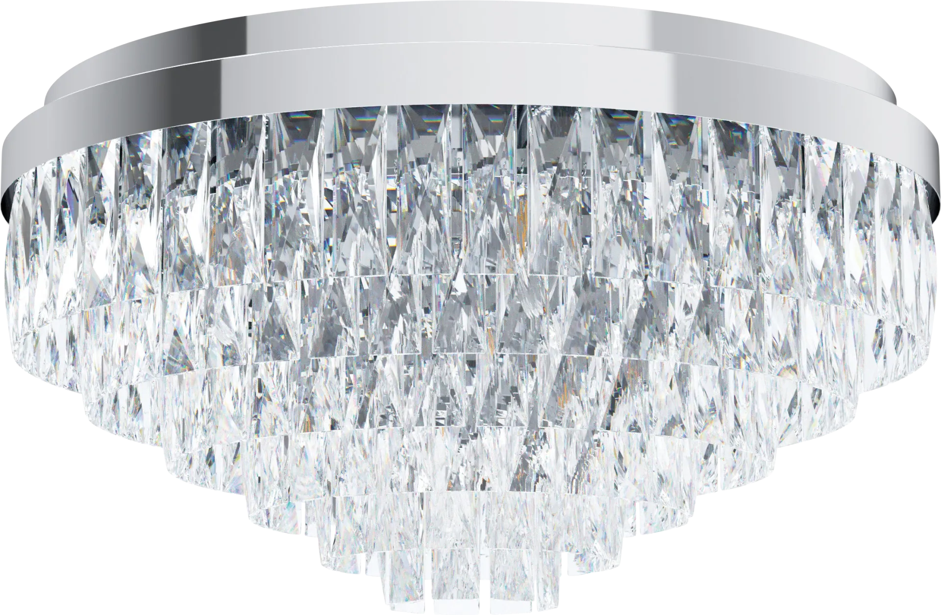 Virgil Sea Silver Flush Mount - Image 1