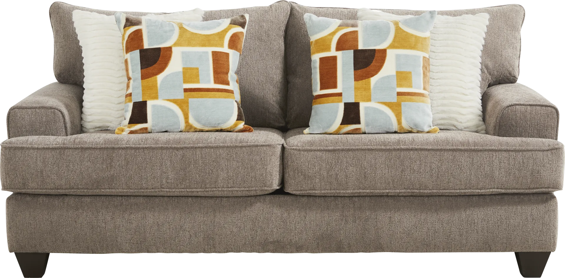 Twin Falls Mink Gel Foam Sleeper Loveseat - Image 1